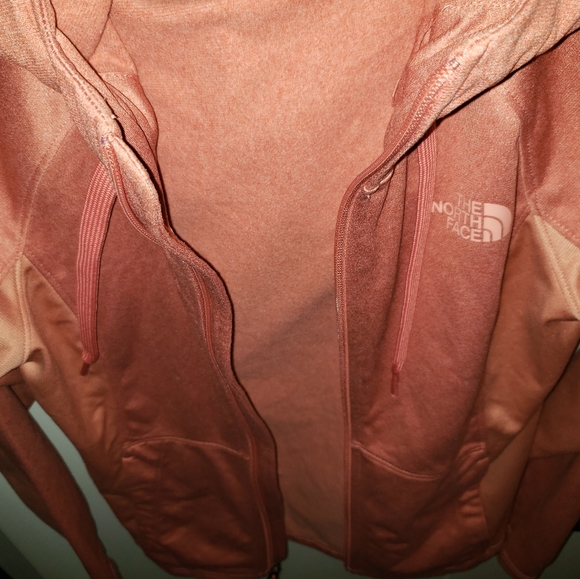 The North Face small peach pink hooded zip jacket - Picture 11 of 15